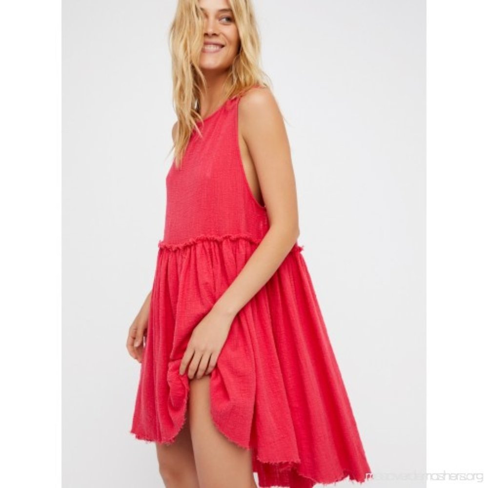Free People Pink McKenna Dress Small